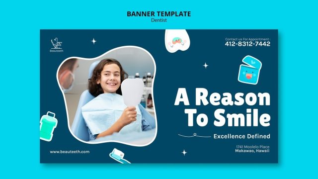 imgi dental care horizontal banner template