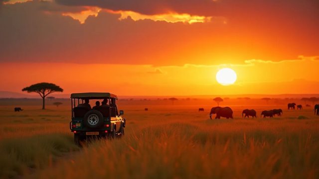 Night Game Drive in Kenya Private Conservancies Experience
