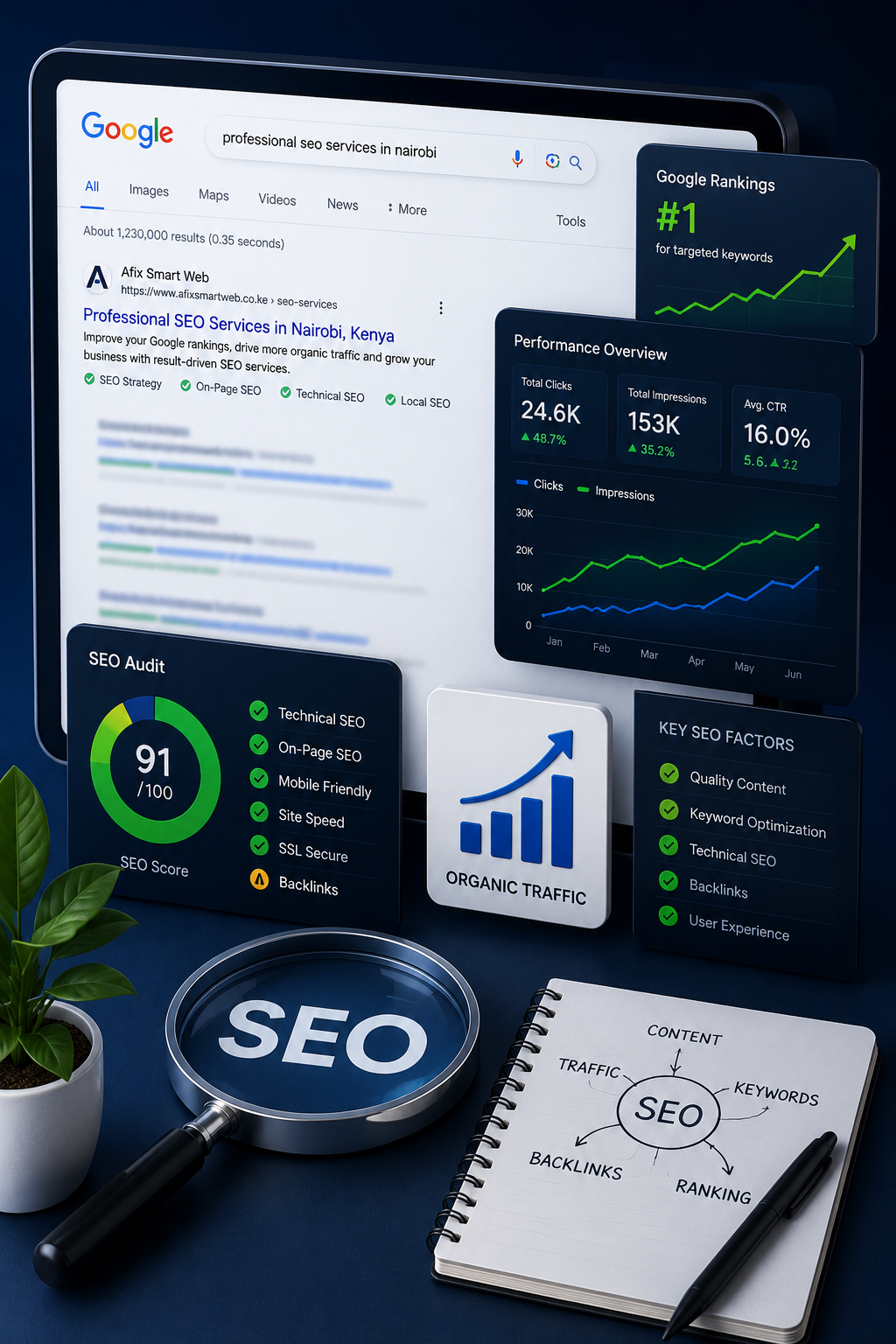 Professional SEO services in Nairobi Kenya