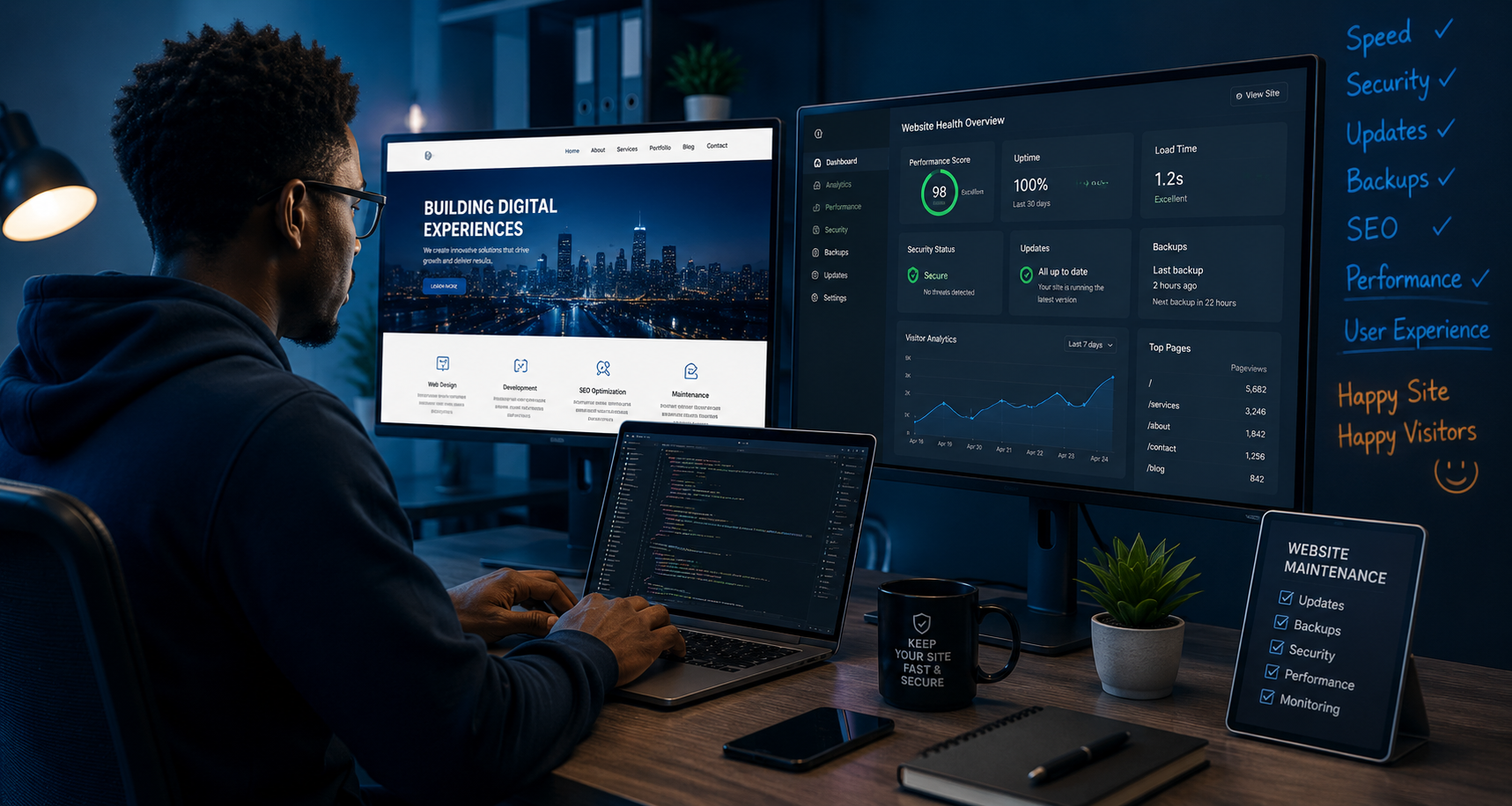 Technical planning for professional website designers Kisumu