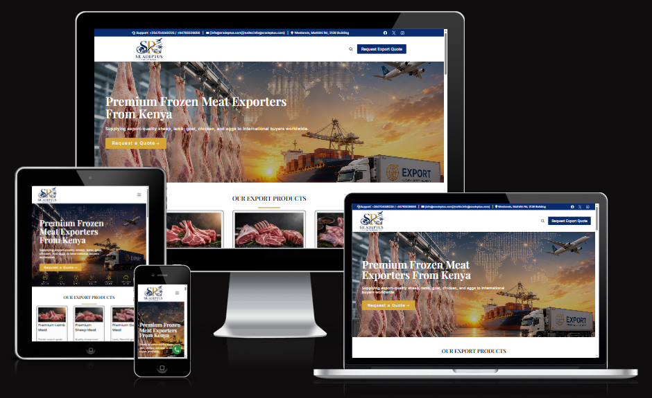 SR Adeptus – Landing Page