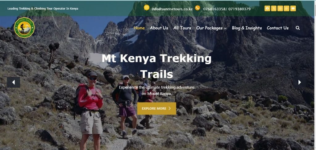 Sunrise Tours – Trekking & Climbing